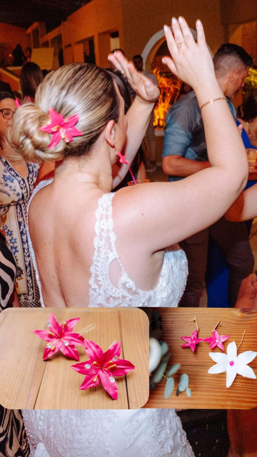 Conjunto Brinco e Grinalda Lírio Pâmela - Imagem 2