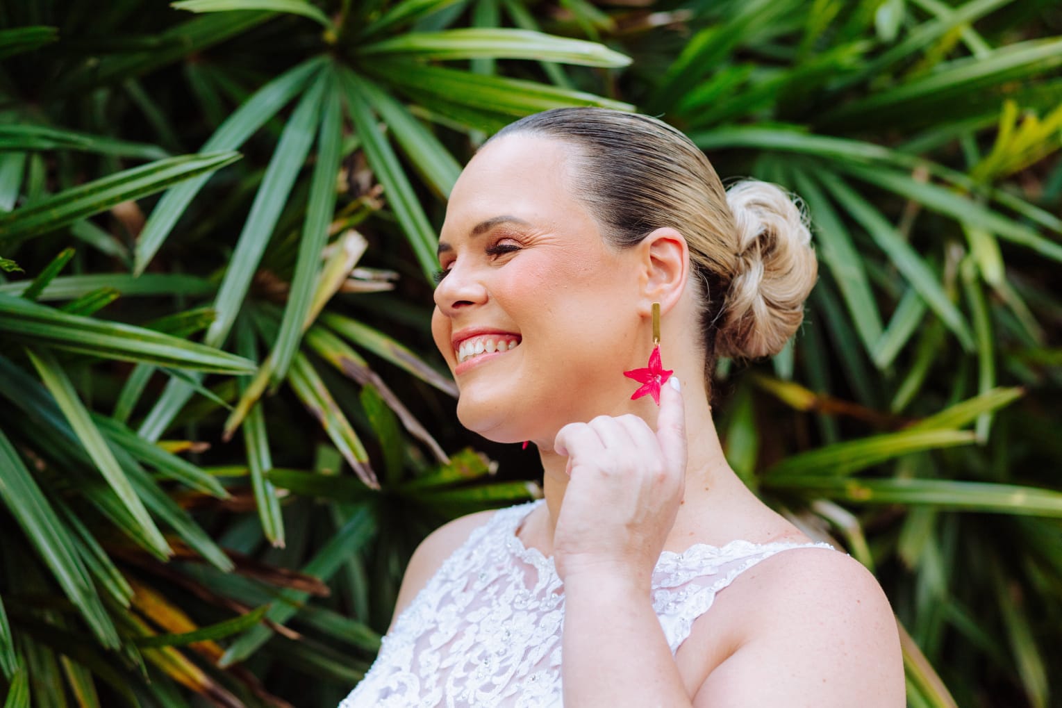 Conjunto Brinco e Grinalda Lírio Pâmela - Imagem 3